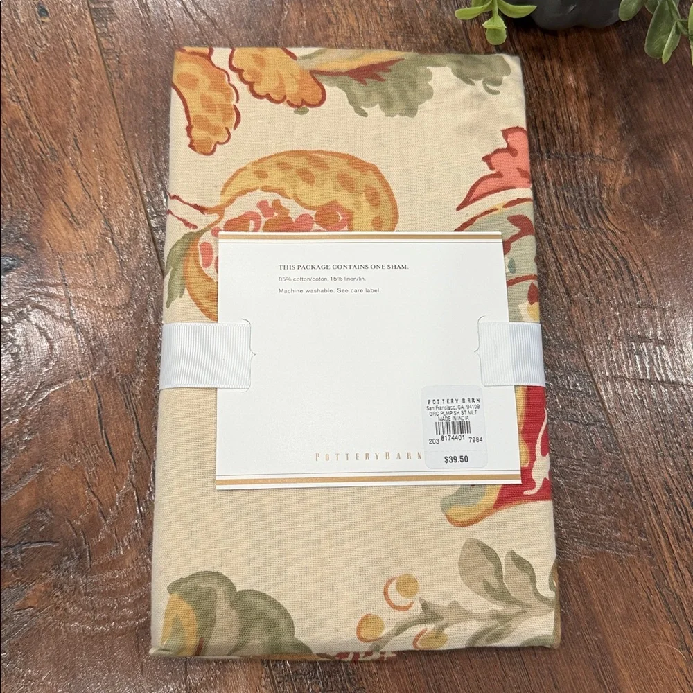 Pottery Barn Floral Sham